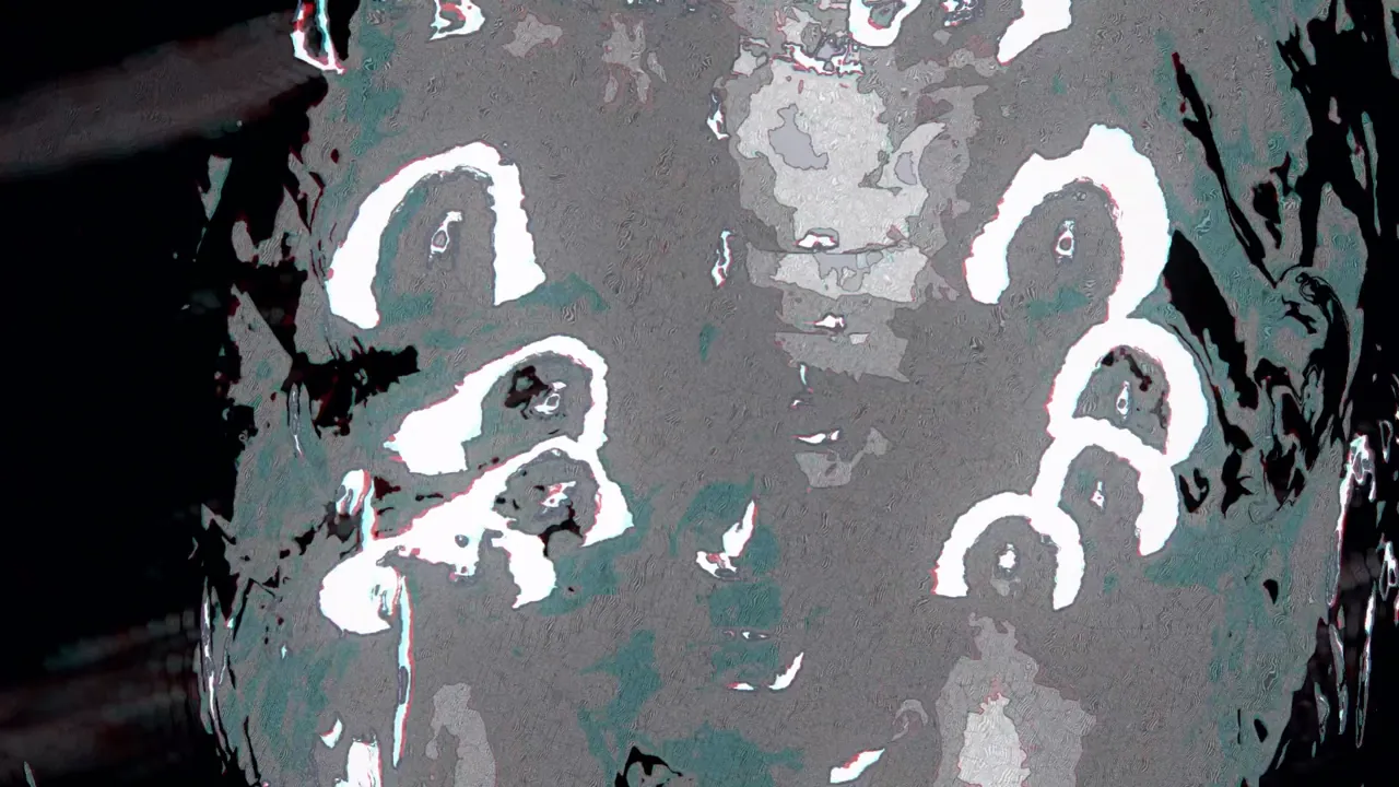 Fixate visual: mirrored grey body with repeated hands