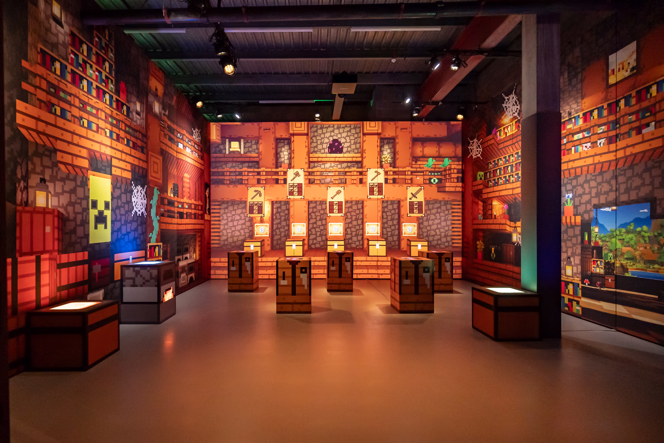 Minecraft Experience: Villager Rescue interactive installation